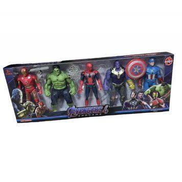 Avengers 5 Figurek Spiderman Thanos Duży Zestaw!